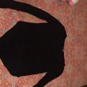 Long sleeve black bodysuit